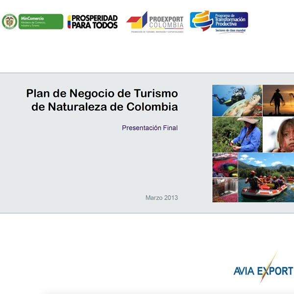 Plan De Negocio De Turismo De Naturaleza De Colombia